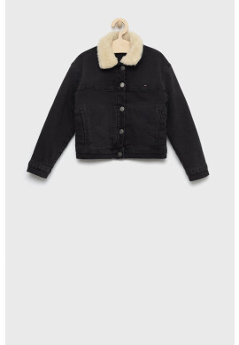Tommy Hilfiger Детско яке в черно - Pepit.bg