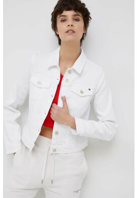 Tommy Hilfiger Дънково яке в бяло с преходна изолация - Pepit.bg