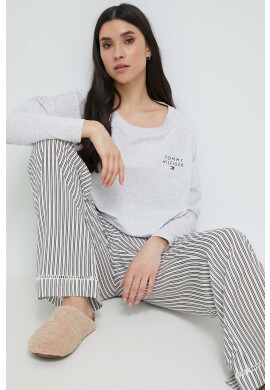Tommy Hilfiger Долнище на пижама дамско в бежово - Pepit.bg