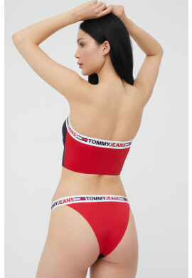 Tommy Hilfiger Долнище на бански тип бразилиана в червено - Pepit.bg