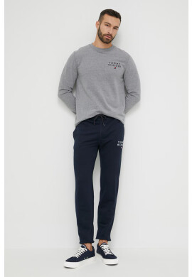 Tommy Hilfiger Домашен суичър в сиво с десен - Pepit.bg