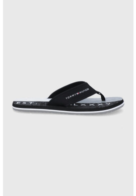 Tommy Hilfiger Джапанки мъжки в черно - Pepit.bg