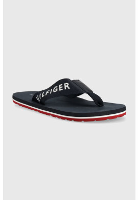 Tommy Hilfiger Джапанки HILFIGER PRINT BEACH в черно FM0FM04618 - Pepit.bg