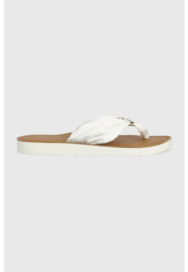 Tommy Hilfiger Джапанки TH ELEVATED BEACH SANDAL в бежово с равна подметка FW0FW06985 - Pepit.bg