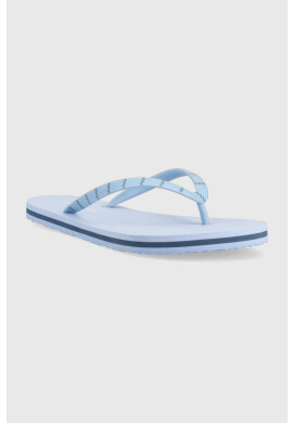 Tommy Hilfiger Джапанки TOMMY ESSENTIAL BEACH SANDAL в синьо с равна подметка FW0FW07141 - Pepit.bg
