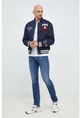 Tommy Hilfiger Яке бомбър в тъмносиньо с преходна изолация - Pepit.bg