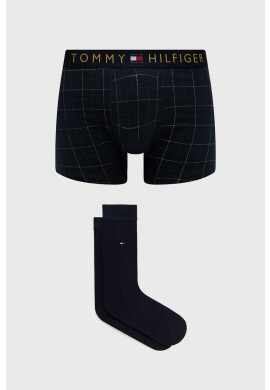 Tommy Hilfiger Комплект боксерки и чорапи в тъмносиньо - Pepit.bg