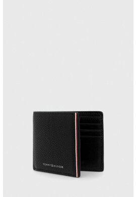 Tommy Hilfiger Кожен портфейл мъжки в черно - Pepit.bg