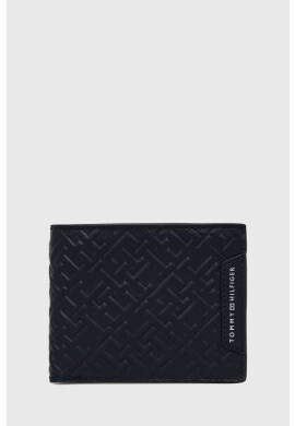 Tommy Hilfiger Кожен портфейл мъжки в тъмносиньо - Pepit.bg