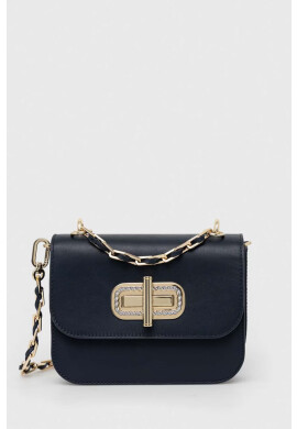 Tommy Hilfiger Кожена чанта в тъмносиньо - Pepit.bg