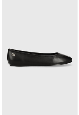 Tommy Hilfiger Кожени балеринки ESSENTIAL CHIC BALLE в черно FW0FW07352 - Pepit.bg