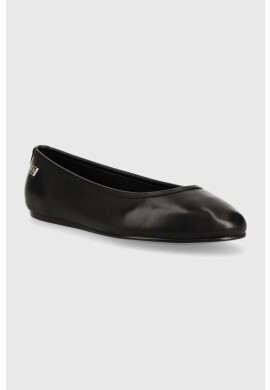 Tommy Hilfiger Кожени балеринки ESSENTIAL CHIC BALLE в черно FW0FW07352 - Pepit.bg