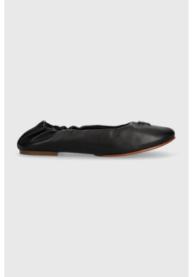 Tommy Hilfiger Кожени балеринки TH ELEVATED ELASTIC в черно FW0FW07222 - Pepit.bg