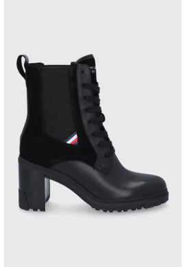 Tommy Hilfiger Кожени боти челси - Pepit.bg