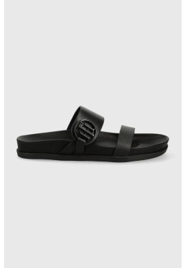 Tommy Hilfiger Кожени чехли в черно - Pepit.bg
