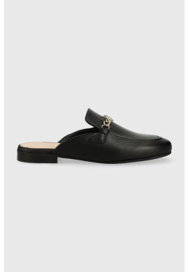 Tommy Hilfiger Кожени чехли Th Chain Mule Loafer - Pepit.bg
