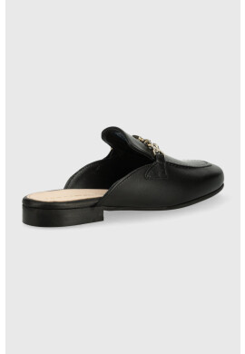 Tommy Hilfiger Кожени чехли Th Chain Mule Loafer - Pepit.bg