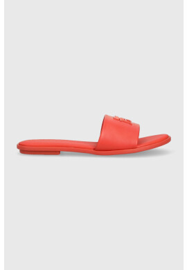 Tommy Hilfiger Кожени чехли TH POP MULE в оранжево FW0FW07097 - Pepit.bg