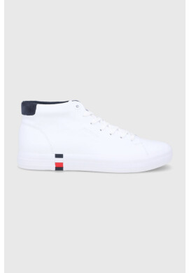 Tommy Hilfiger Кожени маратонки в бяло - Pepit.bg