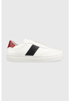 Tommy Hilfiger Кожени маратонки в бяло - Pepit.bg