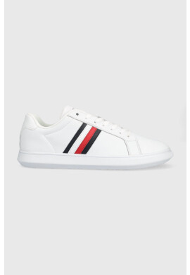 Tommy Hilfiger Кожени маратонки в бяло - Pepit.bg