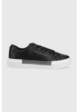 Tommy Hilfiger Кожени маратонки в бяло - Pepit.bg