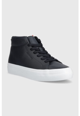 Tommy Hilfiger Кожени маратонки в тъмносиньо - Pepit.bg