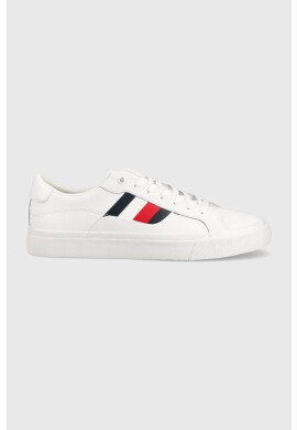Tommy Hilfiger Кожени маратонки Core Stripes Vulc - Pepit.bg