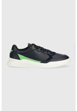 Tommy Hilfiger Кожени маратонки ELEVATED CUPSOLE LEATHER в тъмносиньо FM0FM04490 - Pepit.bg