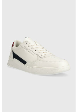 Tommy Hilfiger Кожени маратонки ELEVATED CUPSOLE LEATHER в бяло FM0FM04490 - Pepit.bg