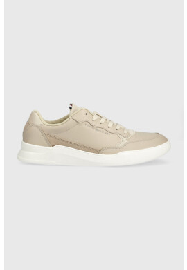 Tommy Hilfiger Кожени маратонки ELEVATED CUPSOLE LEATHER в бежово FM0FM04490 - Pepit.bg