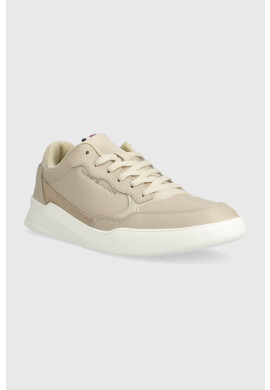 Tommy Hilfiger Кожени маратонки ELEVATED CUPSOLE LEATHER в бежово FM0FM04490 - Pepit.bg
