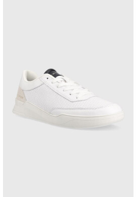 Tommy Hilfiger Кожени маратонки Elevated Cupsole Perf в бяло - Pepit.bg