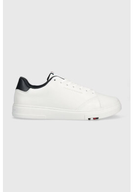 Tommy Hilfiger Кожени маратонки ELEVATED RBW CUPSOLE LEATHER в бяло FM0FM04487 - Pepit.bg