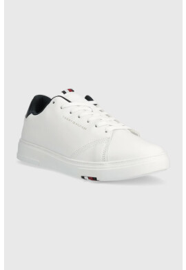 Tommy Hilfiger Кожени маратонки ELEVATED RBW CUPSOLE LEATHER в бяло FM0FM04487 - Pepit.bg