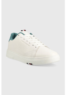 Tommy Hilfiger Кожени маратонки ELEVATED RBW CUPSOLE LEATHER в тъмносиньо FM0FM04487 - Pepit.bg