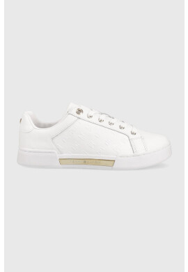 Tommy Hilfiger Кожени маратонки Embossed Monogram Sneaker - Pepit.bg