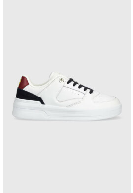 Tommy Hilfiger Кожени маратонки LEATHER BASKET SNEAKER в бяло - Pepit.bg