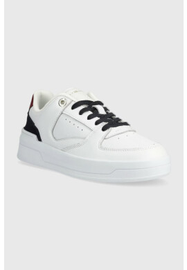 Tommy Hilfiger Кожени маратонки LEATHER BASKET SNEAKER в бяло - Pepit.bg