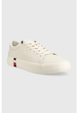 Tommy Hilfiger Кожени маратонки Modern Vulc Corporate в бяло - Pepit.bg