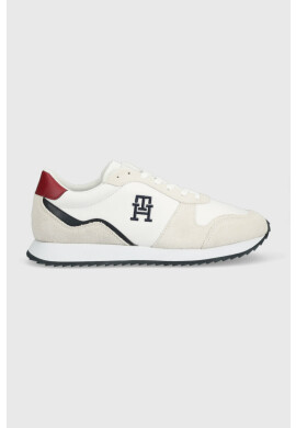 Tommy Hilfiger Кожени маратонки RUNNER EVO LEATHER в бяло FM0FM04479 - Pepit.bg