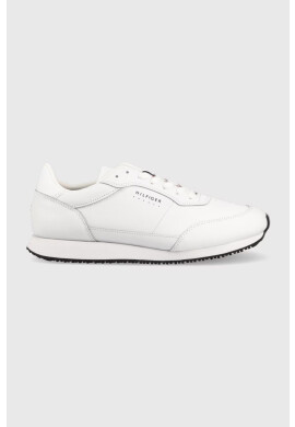 Tommy Hilfiger Кожени маратонки Runner Lo - Pepit.bg