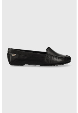 Tommy Hilfiger Кожени мокасини ESSENTIAL CHIC MOCASSIN в черно с равна подметка FW0FW07224 - Pepit.bg