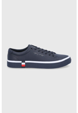 Tommy Hilfiger Кожени обувки в тъмносиньо - Pepit.bg