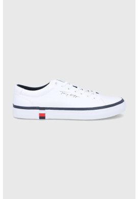 Tommy Hilfiger Кожени обувки в бяло - Pepit.bg