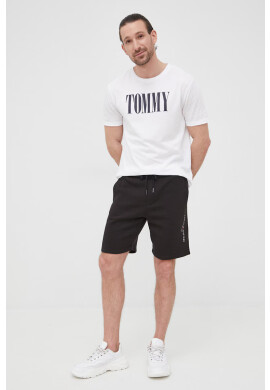 Tommy Hilfiger Къс панталон мъжки в черно - Pepit.bg