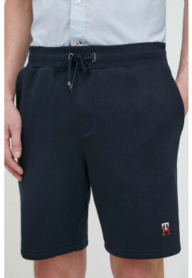 Tommy Hilfiger Къс панталон в тъмносиньо меланж на - Pepit.bg