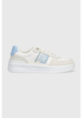 Tommy Hilfiger Маратонки BASKET SNEAKER WITH WEBBING в сиво - Pepit.bg