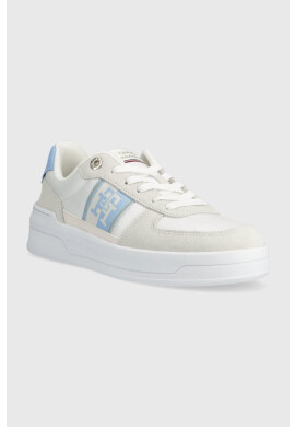 Tommy Hilfiger Маратонки BASKET SNEAKER WITH WEBBING в сиво - Pepit.bg