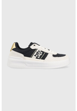 Tommy Hilfiger Маратонки BASKET SNEAKER WITH WEBBING GOLD в тъмносиньо FW0FW07175 - Pepit.bg